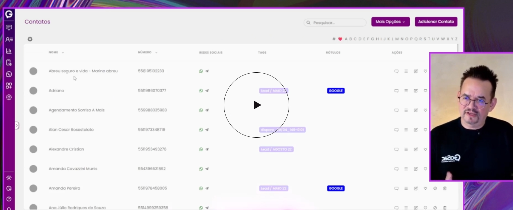 gosac multicanal como funciona a plataforma